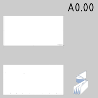 DIN A0.00 technical drawing format and folding