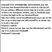 Request for Freebassel Days Artists