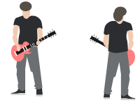 Simple guitarrist