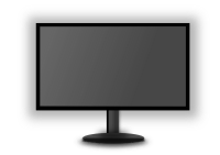 LED Monitor - Grey screen