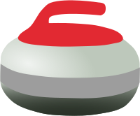 Red Curling Rock