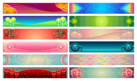 Banners Set