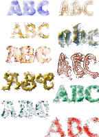 Ten Text Textures