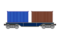 Flat wagon