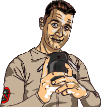Haunt Chaser Guy with PK Energy Gauge