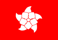 Hong Kong People Flag Rotating
