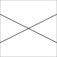 Unconnected Wire Crossing Quadruple Block