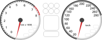 Car dashboard instruments 2
