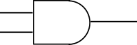Electronic Logic Symbol - AND
