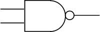 Electronic Logic Symbol - NAND