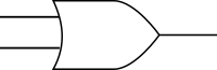 Electronic Logic Symbol - OR