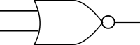 Electronic Logic Symbol - NOR