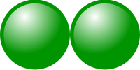 Beads quantitative picture for multiplication 1x2
