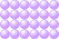 Beads quantitative picture for multiplication 4x6