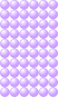 Beads quantitative picture for multiplication 10x6