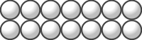 Beads quantitative picture for multiplication 2x7