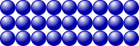 Beads quantitative picture for multiplication 3x9