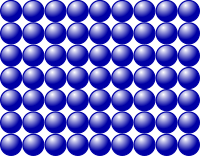Beads quantitative picture for multiplication 7x9