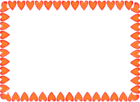 Red Hearts Border