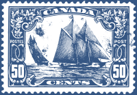 Bluenose canadian stamp