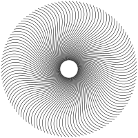 Spiral Line Circle