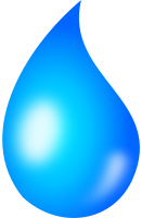 Water drop - shaded