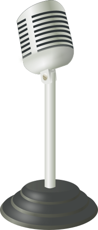 old microphone