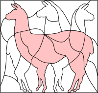 puzzle picture llama