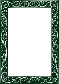Twisted Vines Frame - Green