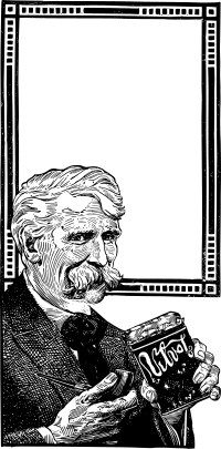 Mustache Man Frame