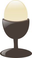 egg with egg-holder