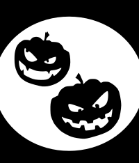 Halloween pumpkin faces