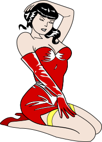 Old Style Pin-Up Girl