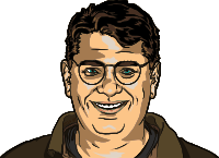 Friendly Glasses Guy Smiling