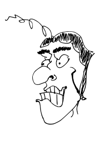 Cartoon head 24