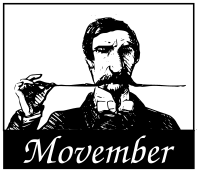 Movember mustache logo