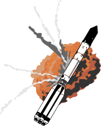 NASA rocket Explosion