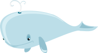 cartoon whale