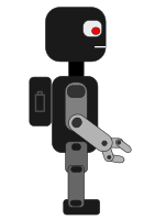 Grey Robot sideview