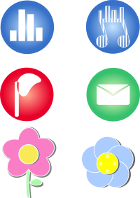 Icons for cellphone