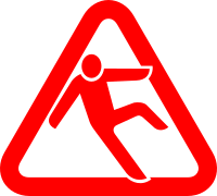 Danger wet floor