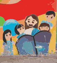 Jesus and Some Kids