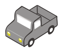 Isometric Gray Truck