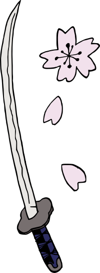 Samurai Sword and Sakura