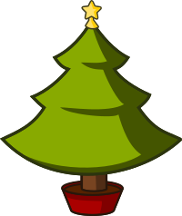 Cartoon Xmas Tree