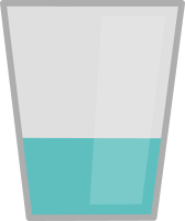 Glass of water