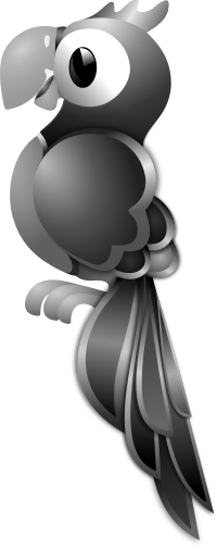 Parrot Remix Greyscale