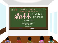 today's kanji-118-shinrin
