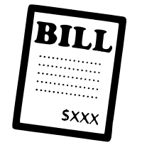 Pay your bill icon