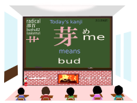 today's kanji 142 me